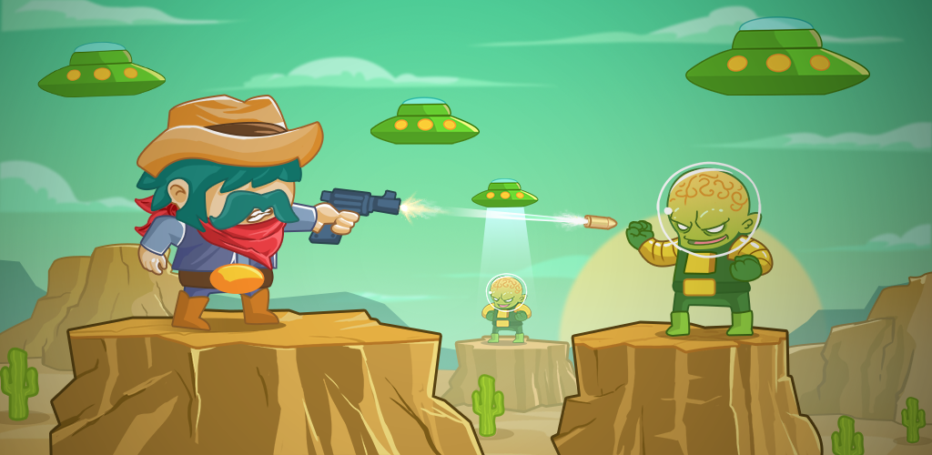 Cowboy vs. Martians game image